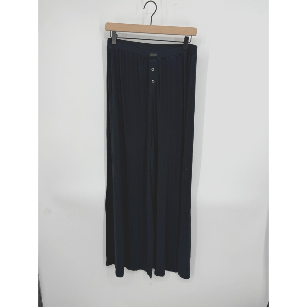 Lunya Lounge Pajama Palazzo Pants Size S Ribbed Wide Leg Cozy Softgirl Comfort